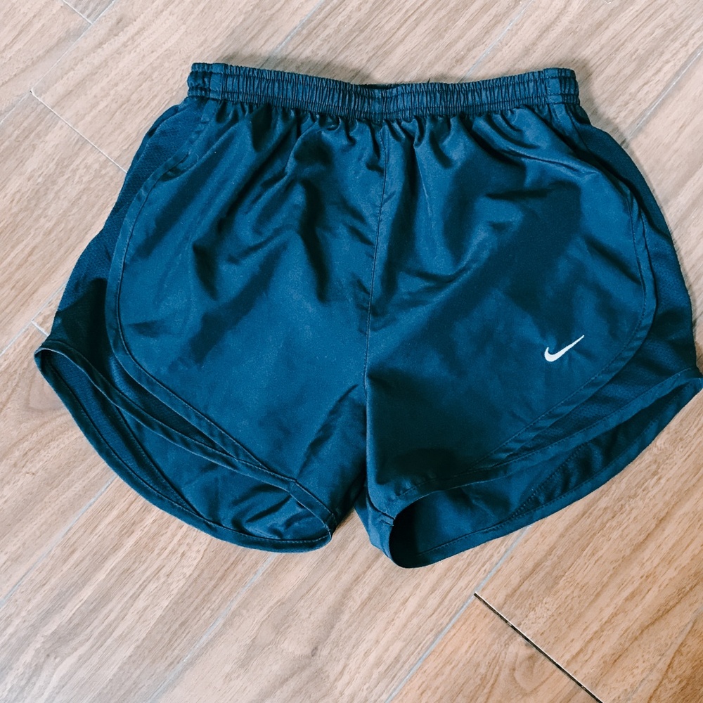 All black Nike Dri Fit Shorts